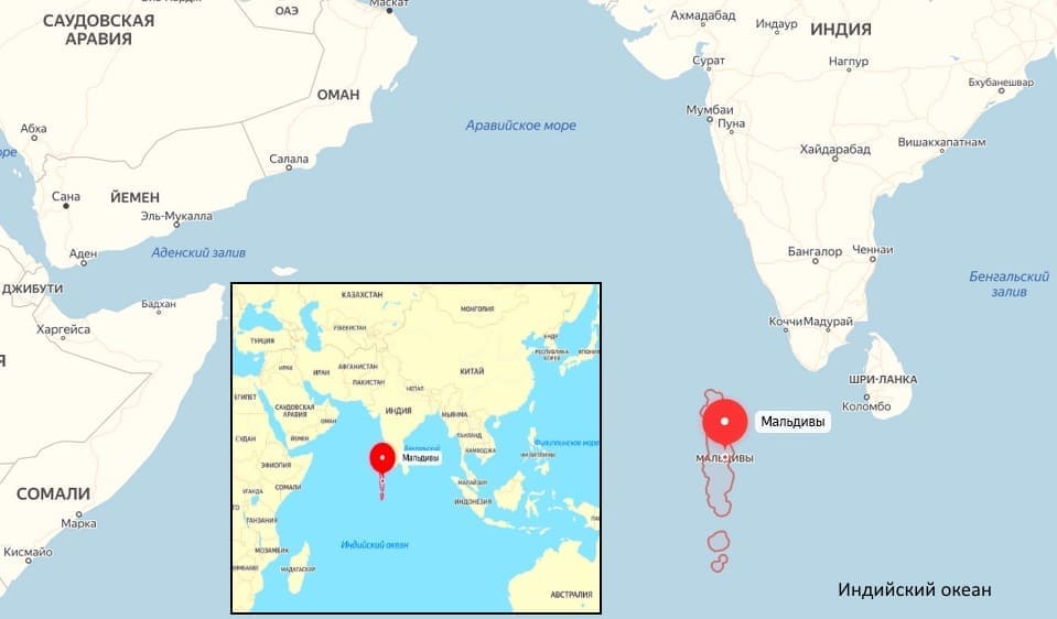 Шри ланка положение. Мальдивы географическое положение на карте. Мальдивы и Экватор на карте. Географическое расположение Мальдив.