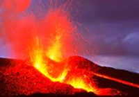 Вулкан Гекла. Извержение магматической массы